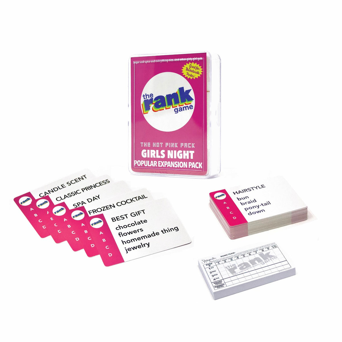 29409 | Girls Night: The Rank Game Hot Pink Expansion Pack