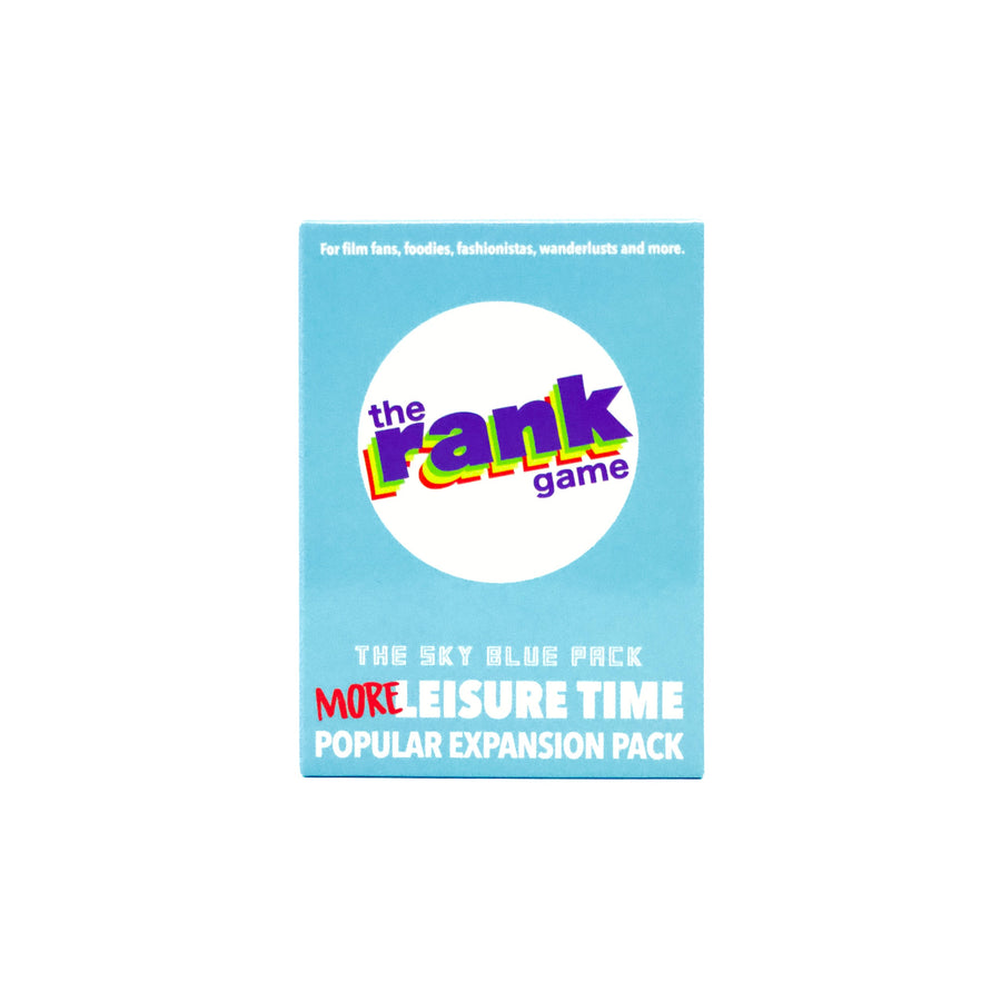 29405 | MORE Leisure Time: The Rank Game Sky Blue Expansion Pack