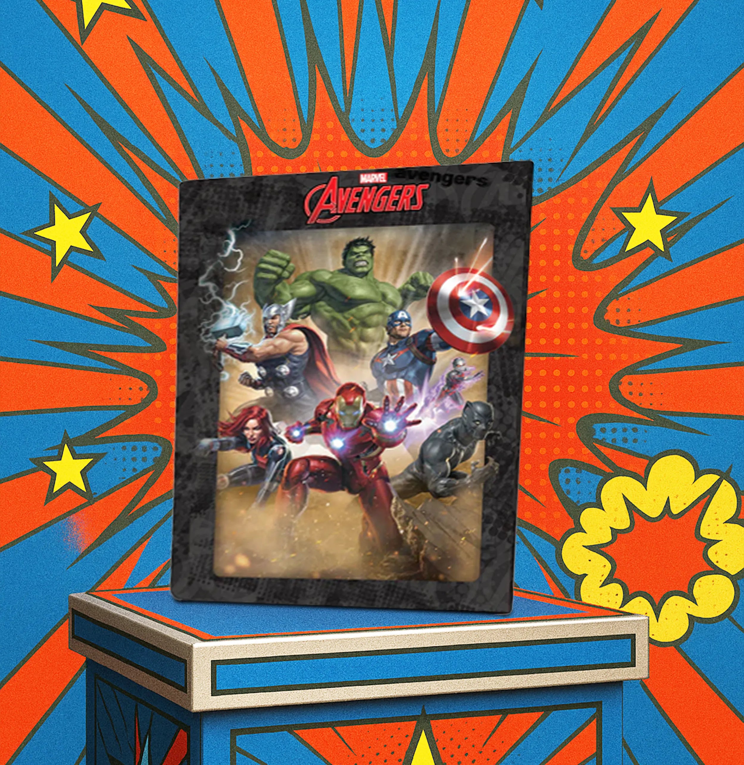 Avengers Marvel 3D Jigsaw Puzzle in Tin Book Packaging 35562 300pc 18x12"