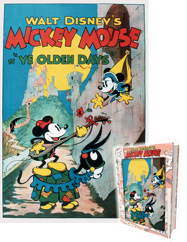 Mickey Mouse Disney 3D Jigsaw Puzzle in Tin Book Packaging 35560 300pc 18x12