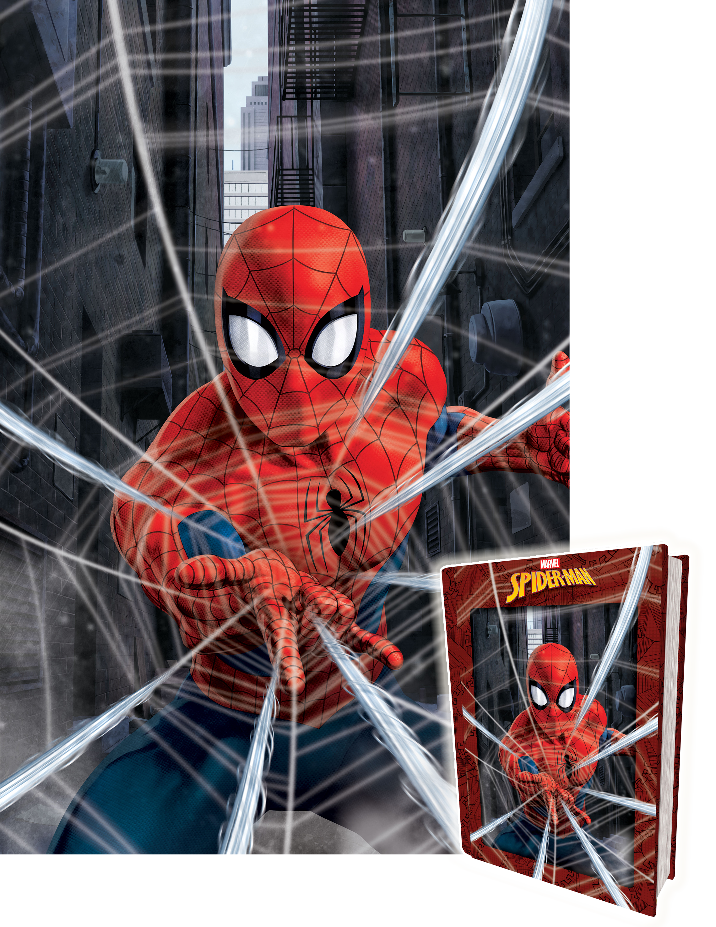 Spider-Man – Marvel 3D Jigsaw Puzzle (300pcs, 18"x12")