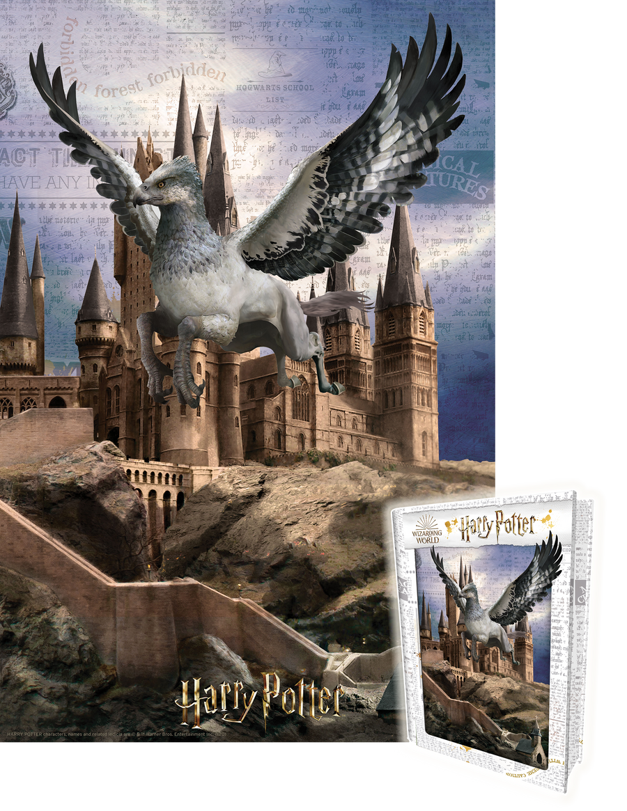 Buckbeak Harry Potter 3D Jigsaw Puzzle in Tin Book Packaging 35624 300pc 18x12"