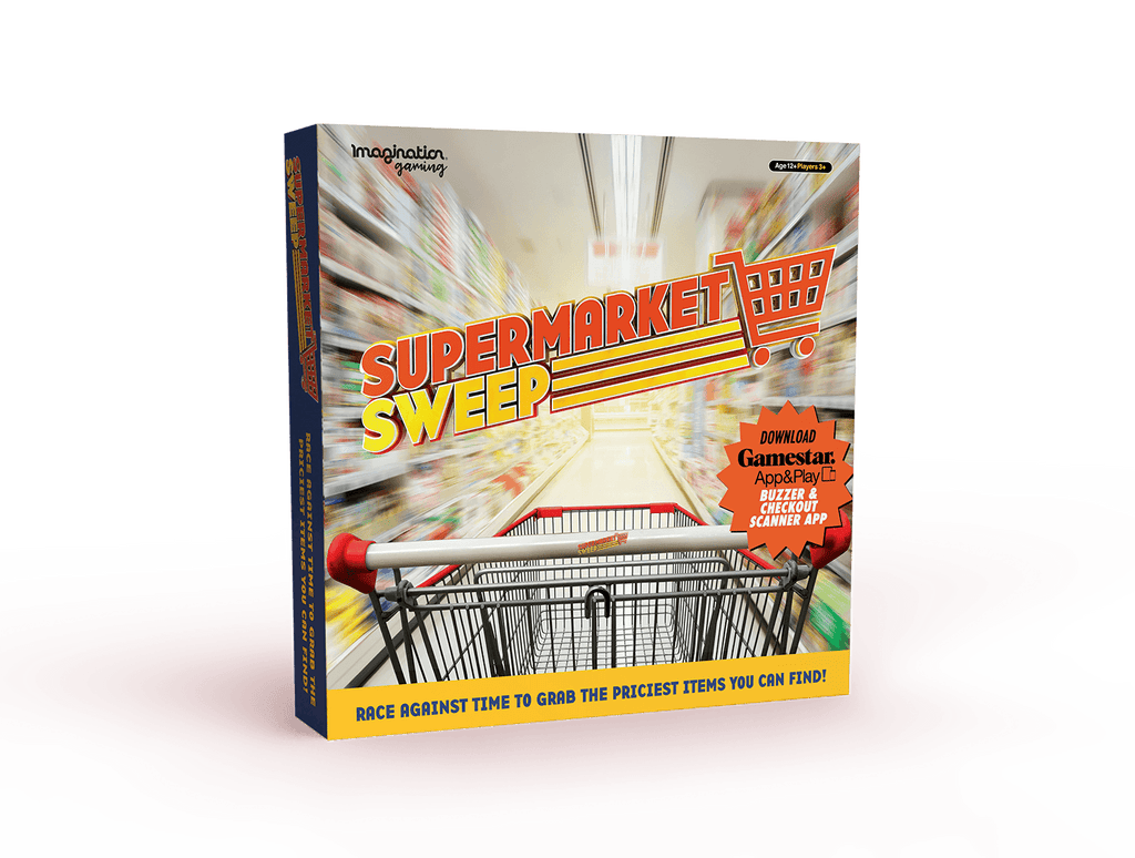 Supermarket Sweep Board Game – Action-Packed Shopping Fun for 2–4 Players