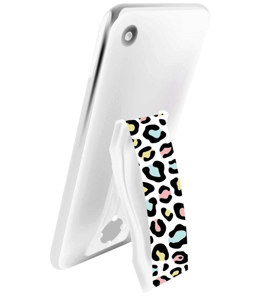 Red Dotty Print Smartphone Grip, Clickit iPhone Grip, Selfie Stand,  Valentines Day Gift for Wife, Tech Gift for Girlfriend, Valentines Gift 